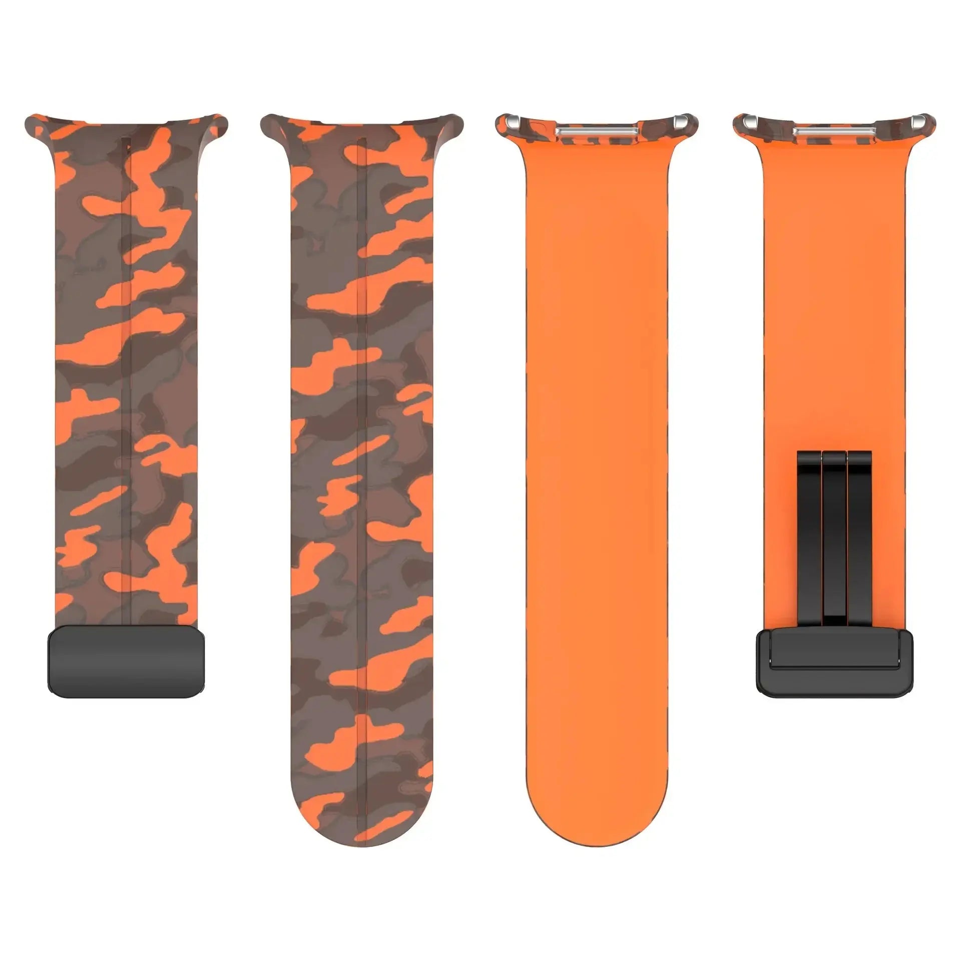 Camouflage Band for Samsung Galaxy Watch Ultra 47mm Silicone Magnetic Bracelet for Galaxy Watch 7 Ultra Replacement Watchband Avontic