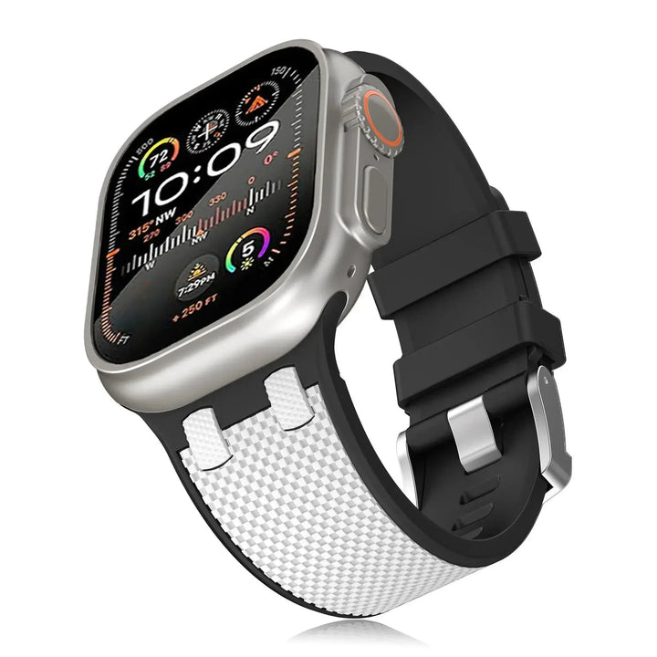 CarbFlex LuxeStrap Carbon Fiber Band for Apple Watch Series 12 (46mm) & Ultra 4 (49mm)