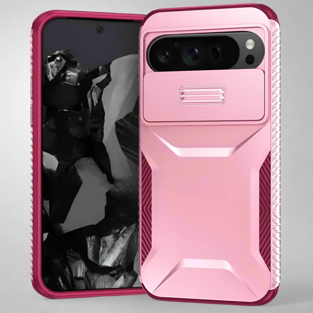 DefenderShield Military Grade Case for Google Pixel 9 Pro XL - Ultimate Protection with Camera Lens Slide Cover