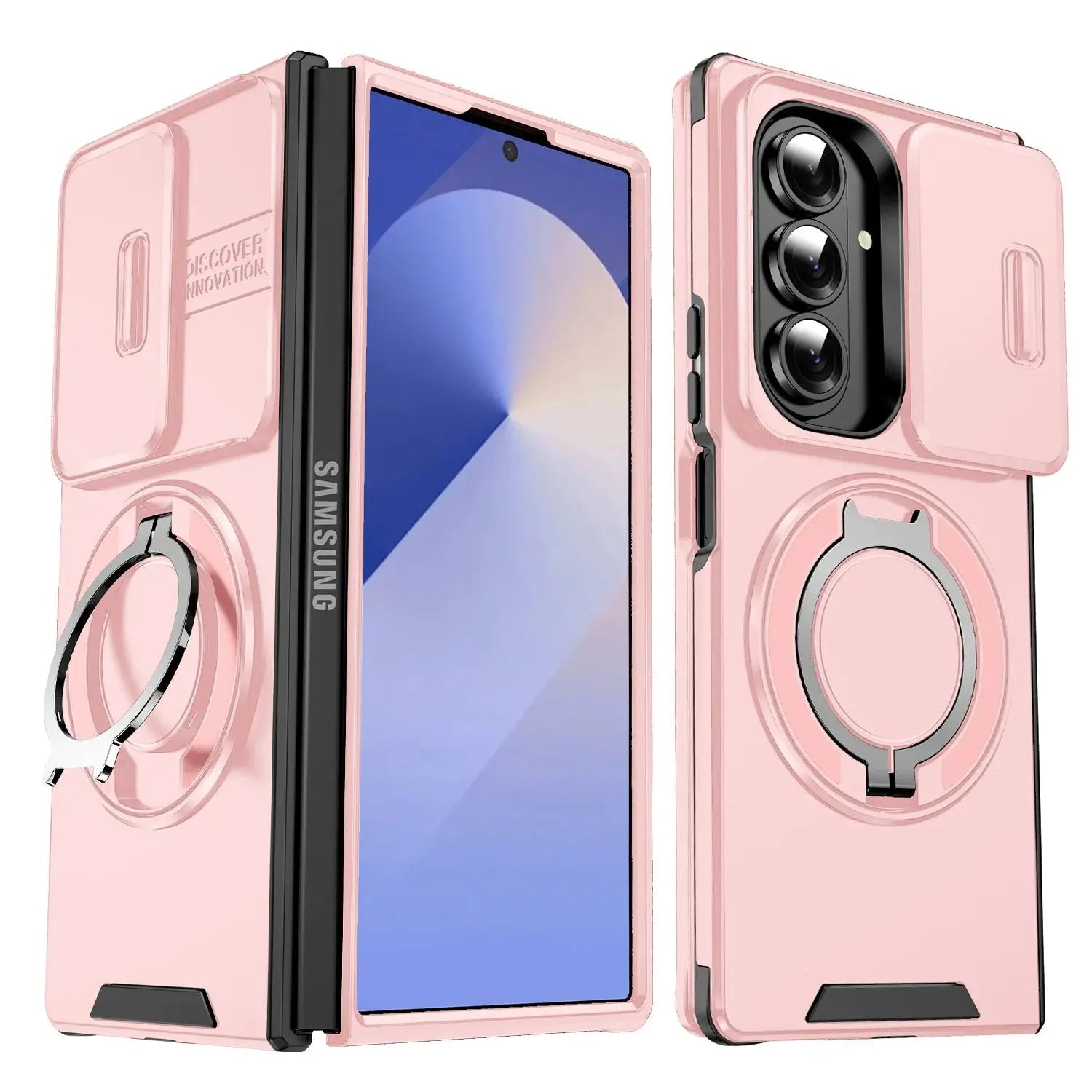 Case For Samsung Galaxy Z Fold 7 6 5 4G 5G 2025 Military-Grade Protection Phone Slide Camera Cover Avontic