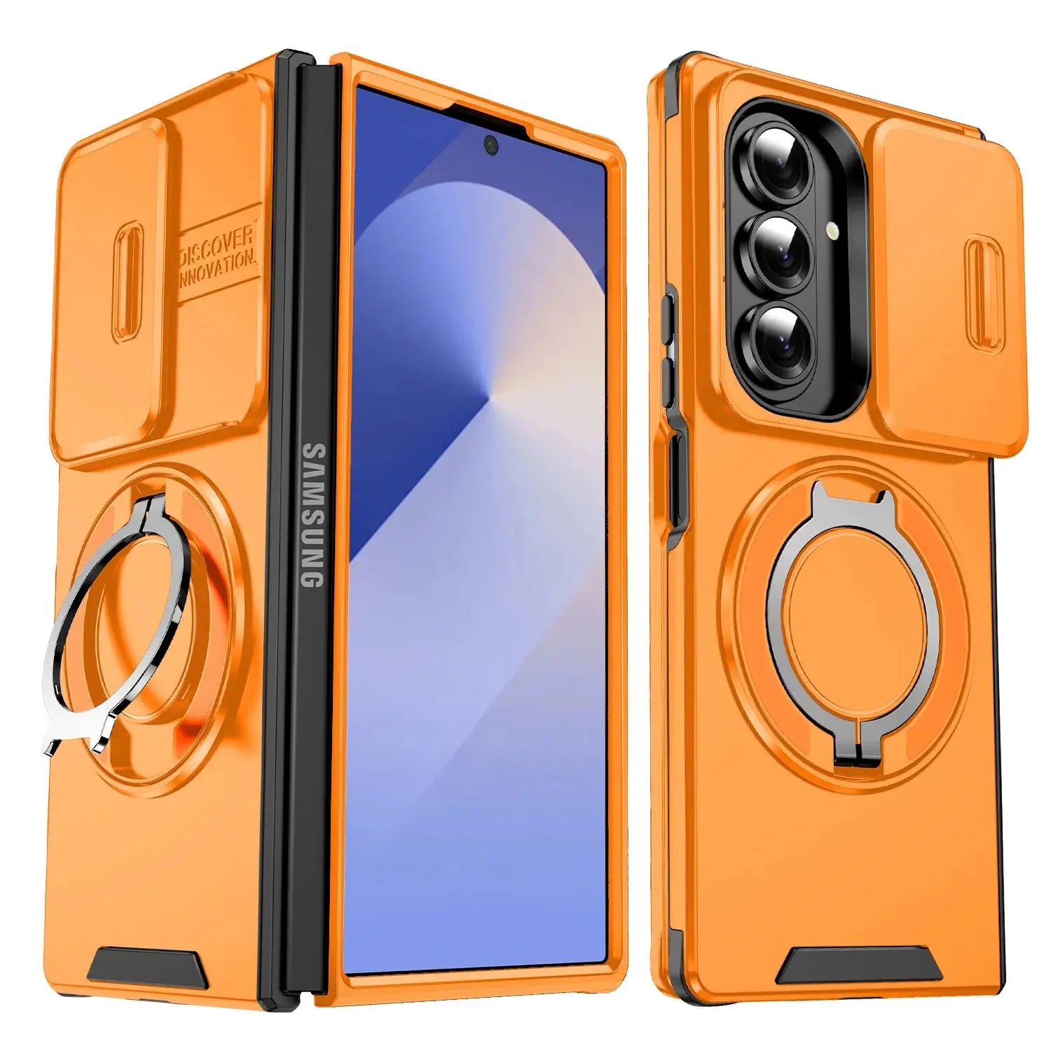 Case For Samsung Galaxy Z Fold 7 6 5 4G 5G 2025 Military-Grade Protection Phone Slide Camera Cover Avontic