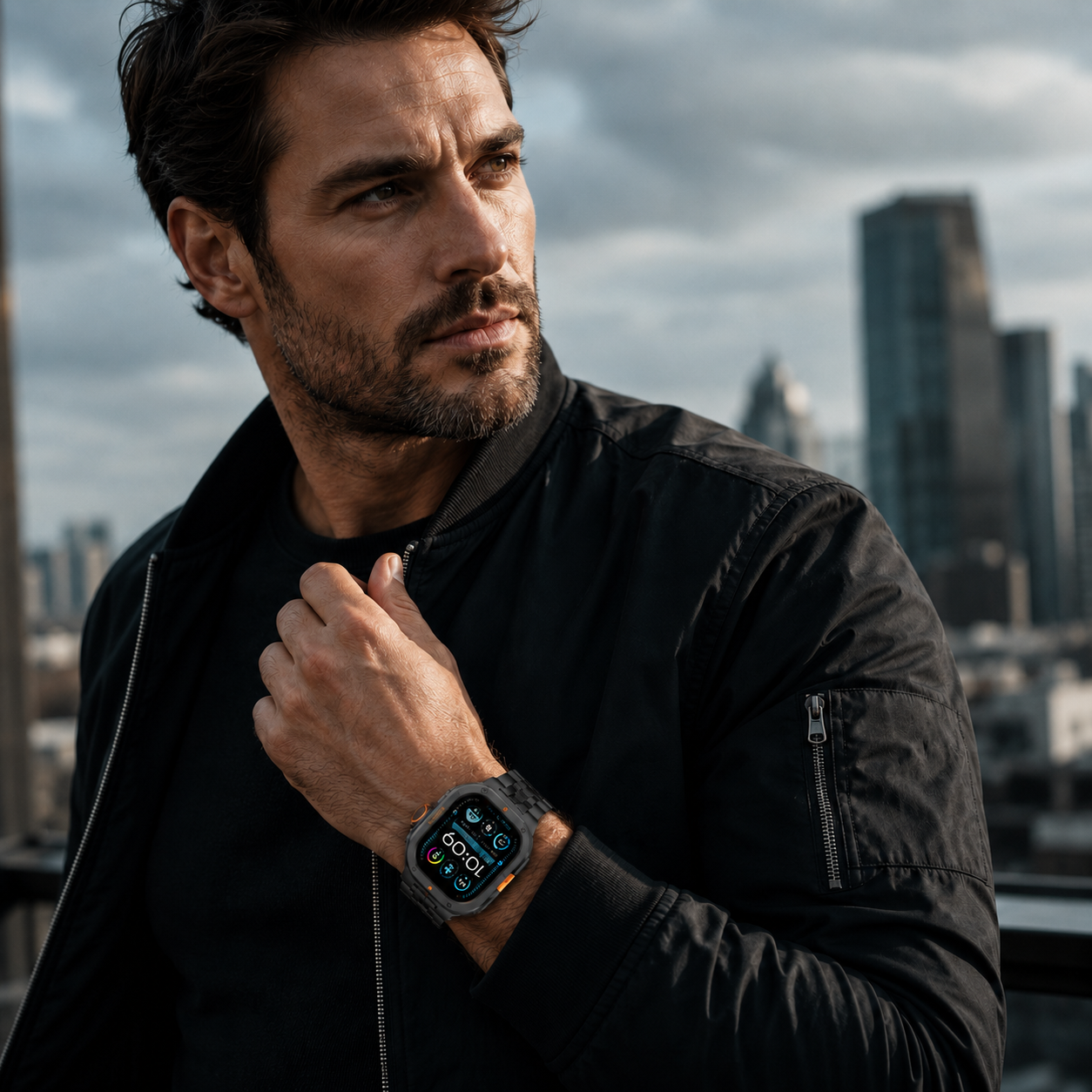 TitanGuard Apex Pro Titanium Armor Band & Case Combo for Apple Watch Ultra 1/2/3 & Series 10/11 46mm