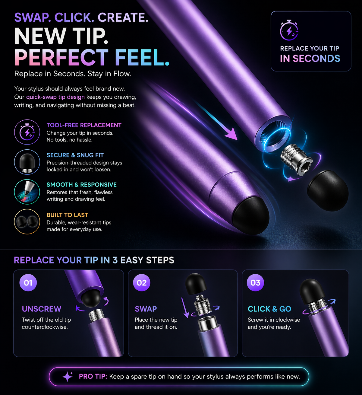 ApexTouch Universal Precision Stylus Pen
