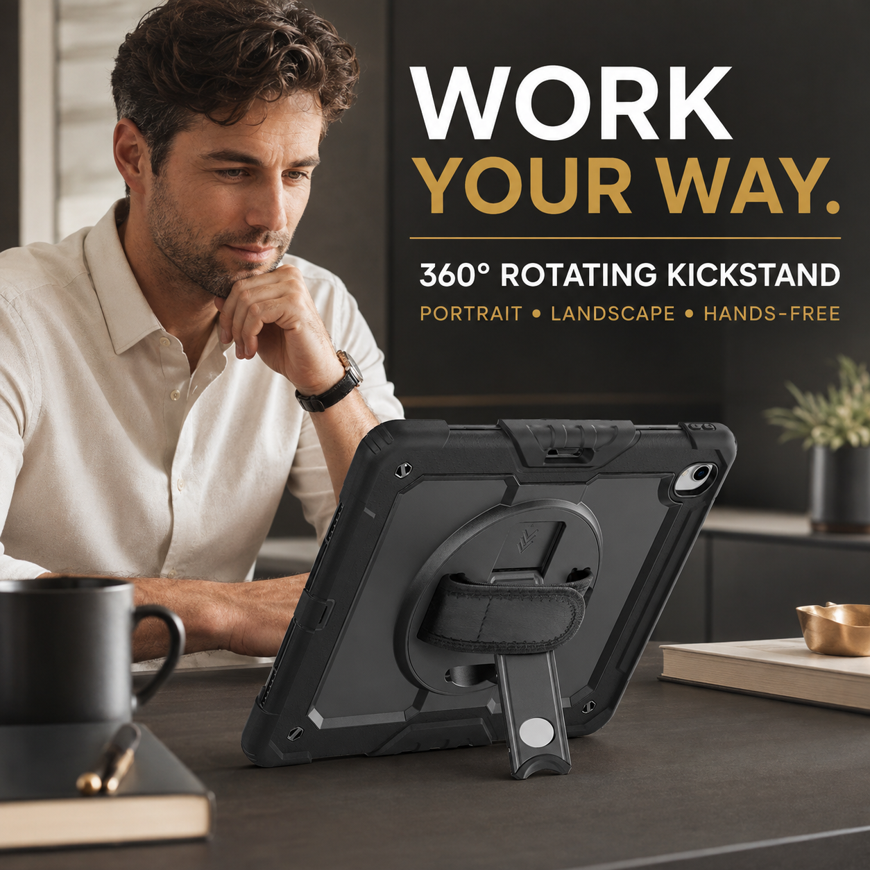 RhinoGuard Rugged Pro Spectrum 360° — iPad (A16), Air 11 & 13 Case — product view 3