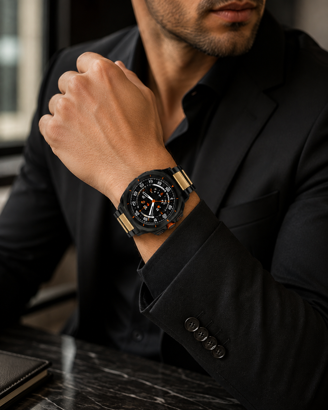 TitaniumLuxe Pro Titanium Band for Galaxy Watch Ultra & Ultra 2 (2026) — product view 5