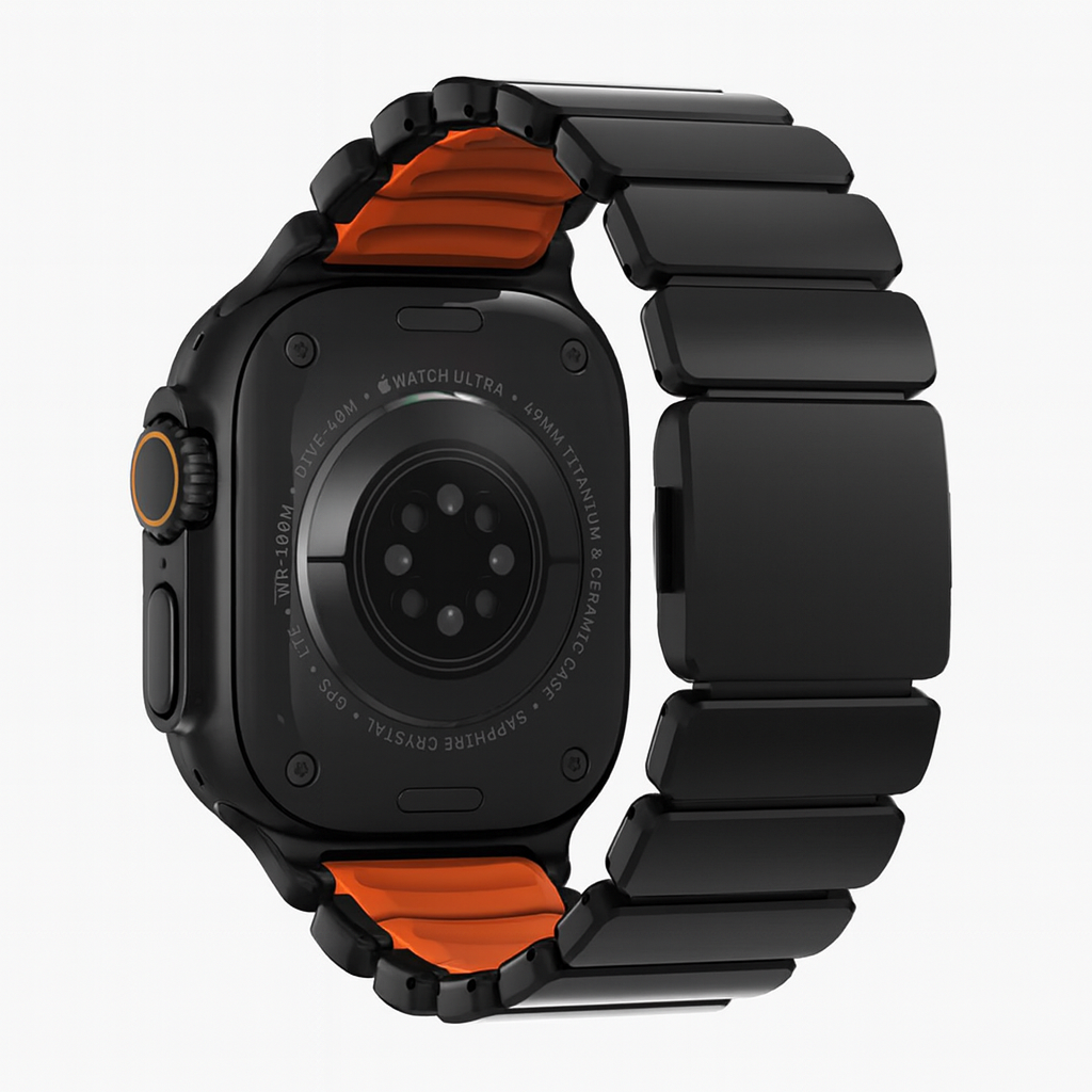 TitanFusion™ Apex Series Titanium Band & Case with Tempered Glass for Apple Watch Ultra 3, Ultra 2, Ultra 1, Series 11-6, SE (44mm-49mm)