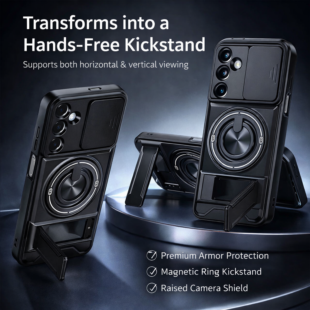 Armor Ring Stand Case for Samsung Galaxy S26 Ultra, S26 & S26 Plus
