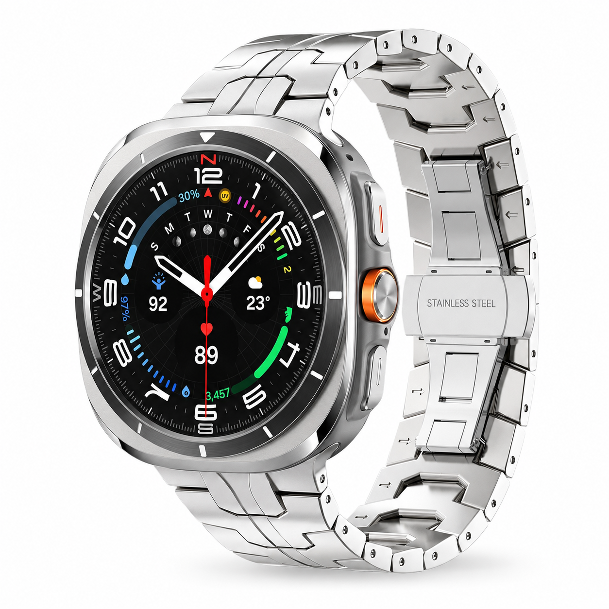 TitaniumLuxe Apex Band For Samsung Galaxy Watch Ultra & Ultra 2 (2026)
