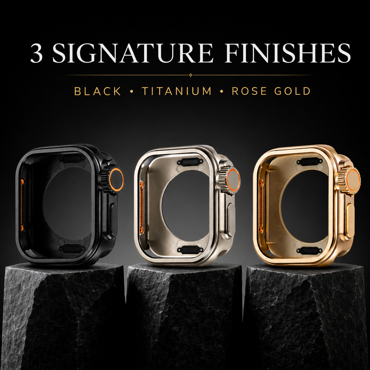 TitaniumGuard 360° Protective Case – Full Cover for Apple Watch Series 11/10 (42mm & 46mm)