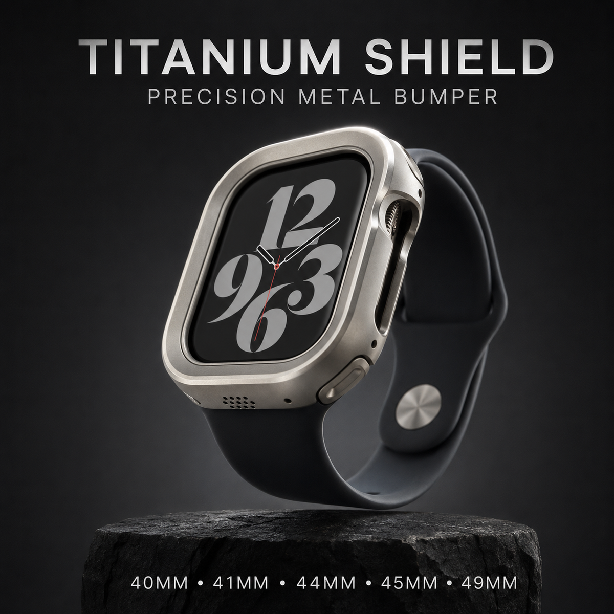 Titanium Shield Bumper Case for Apple Watch
