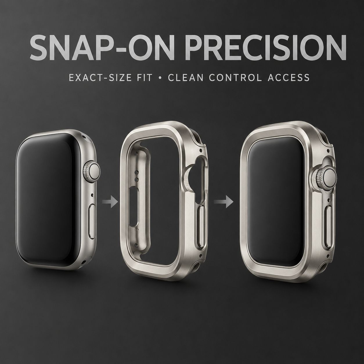 Titanium Shield Bumper Case for Apple Watch — product view 4