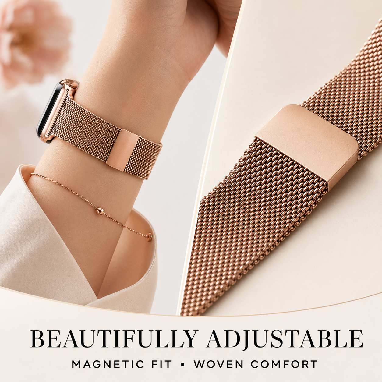 Milanese Loop Band for Apple Watch – Premium Stainless Steel Mesh Strap — product view 14