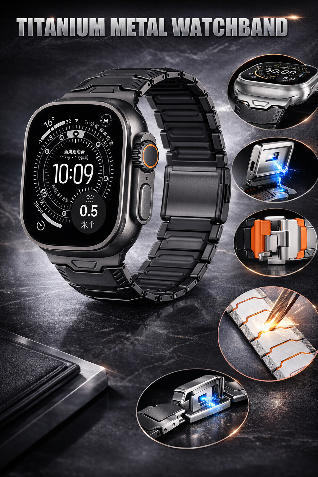 ApexTitan Hybrid Elite Band for Apple Watch