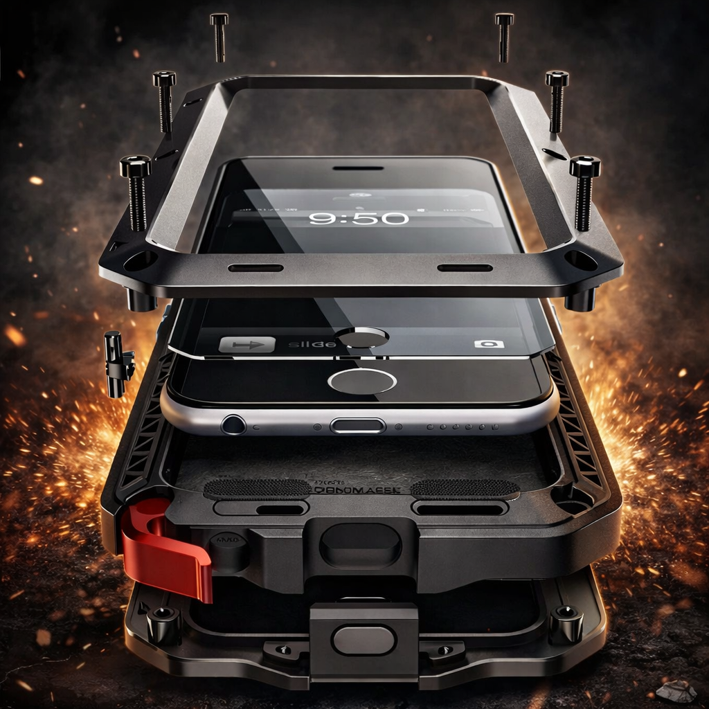 TitanForge AlloyShield Series – Full Metal Armor Case for Samsung Galaxy S Series