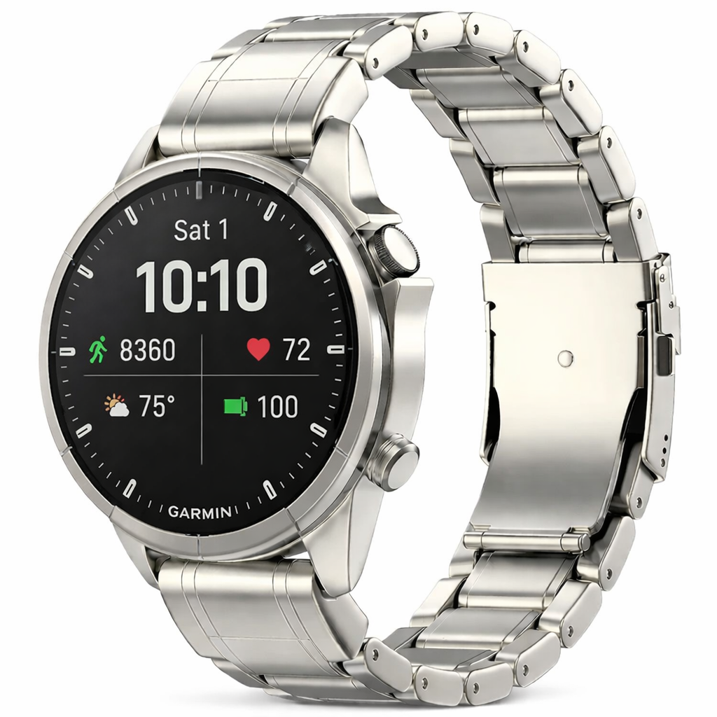TitanForge Pro Titanium Elite Band for Garmin