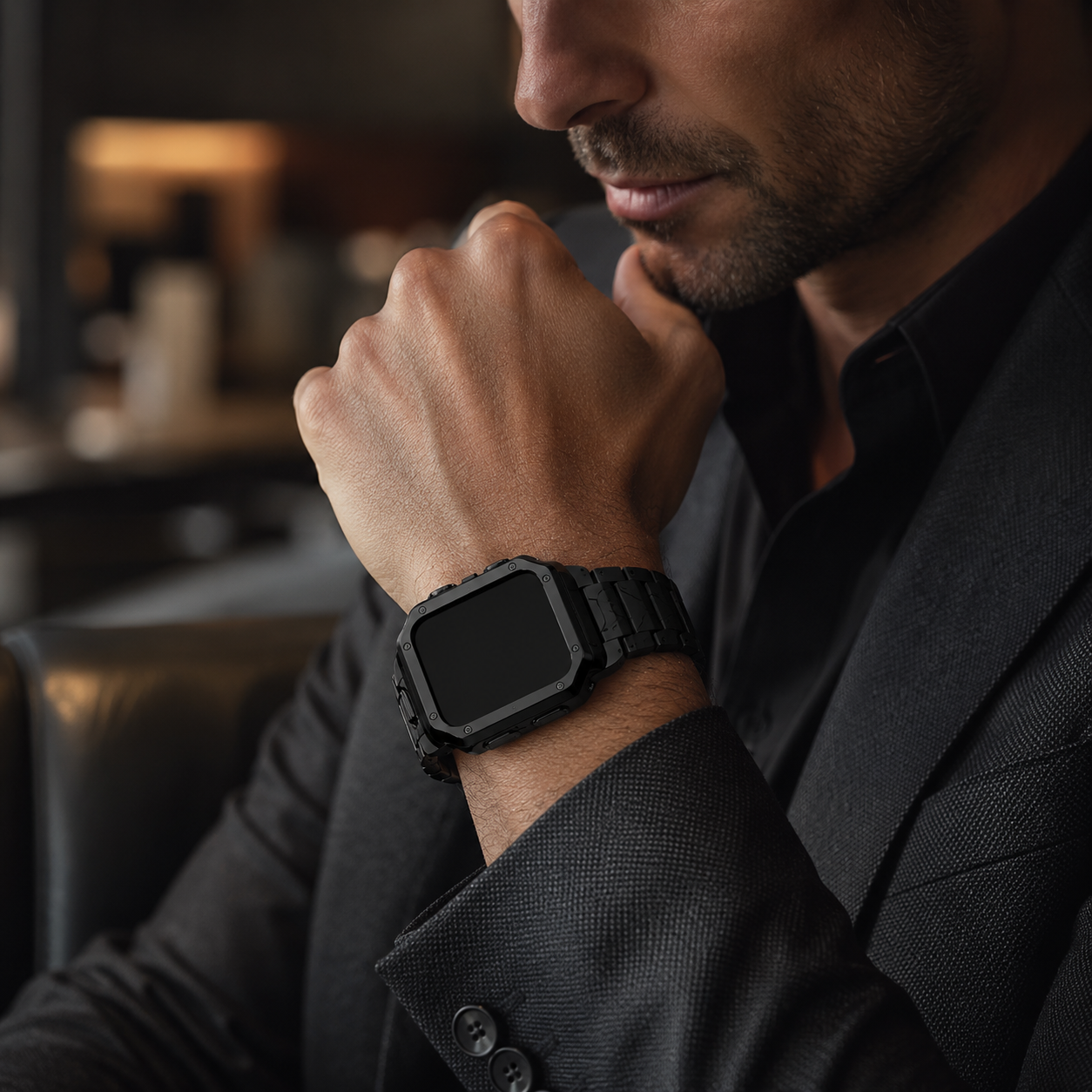 TitaniumGuard Forged in Fire Prestige Band + Case for Apple Watch Ultra (49mm) & Series 11/10 (46mm/42mm)
