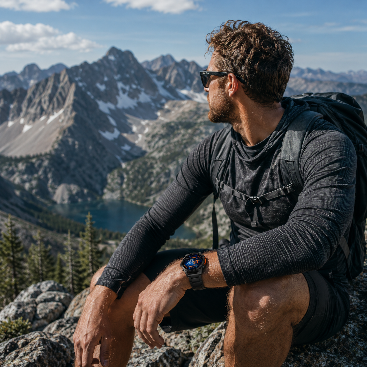TitanForge Aviator Titanium QuickFit Band for Garmin Watches