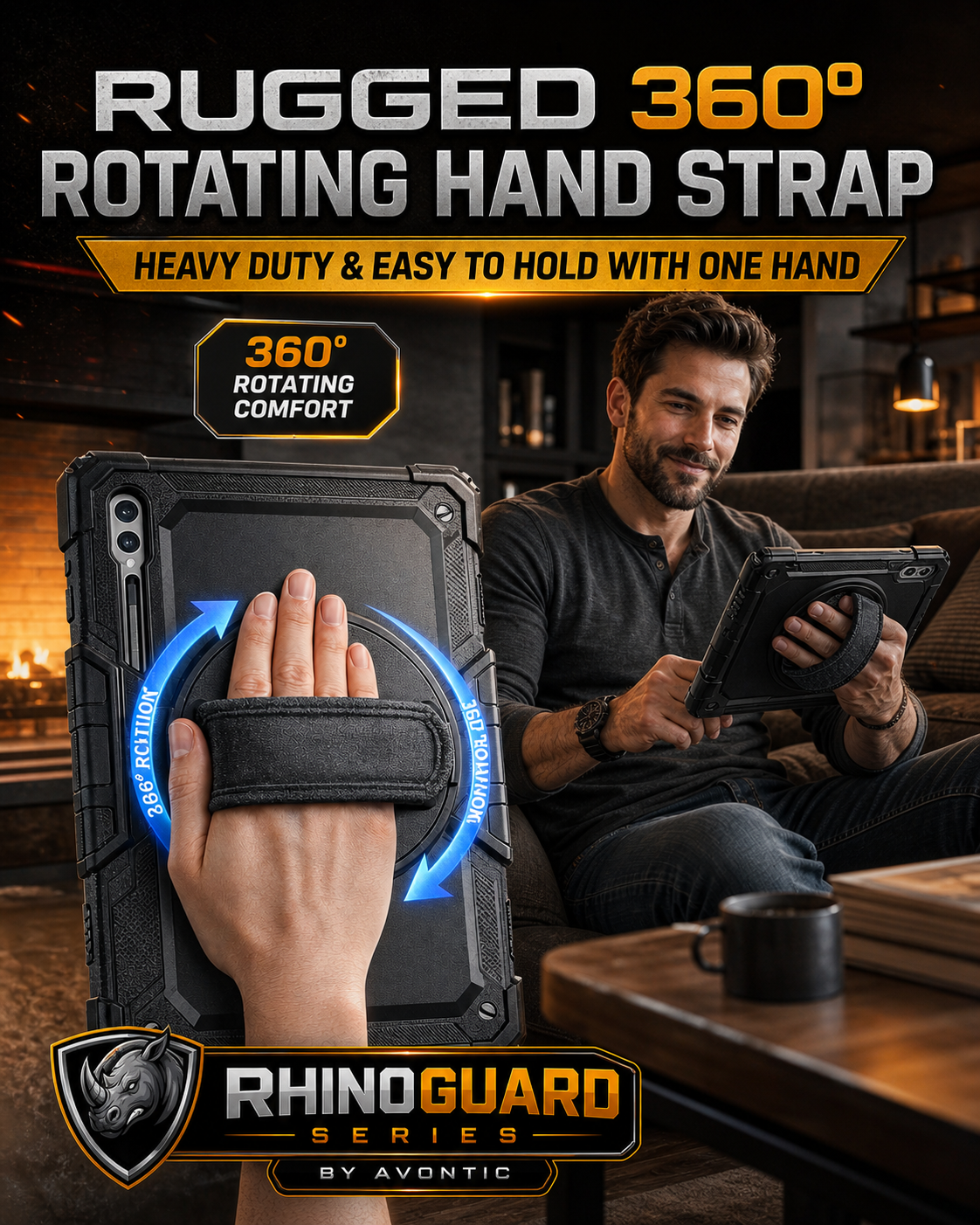 RhinoGuard Tactical 360 Pro Case for Galaxy Tab Series