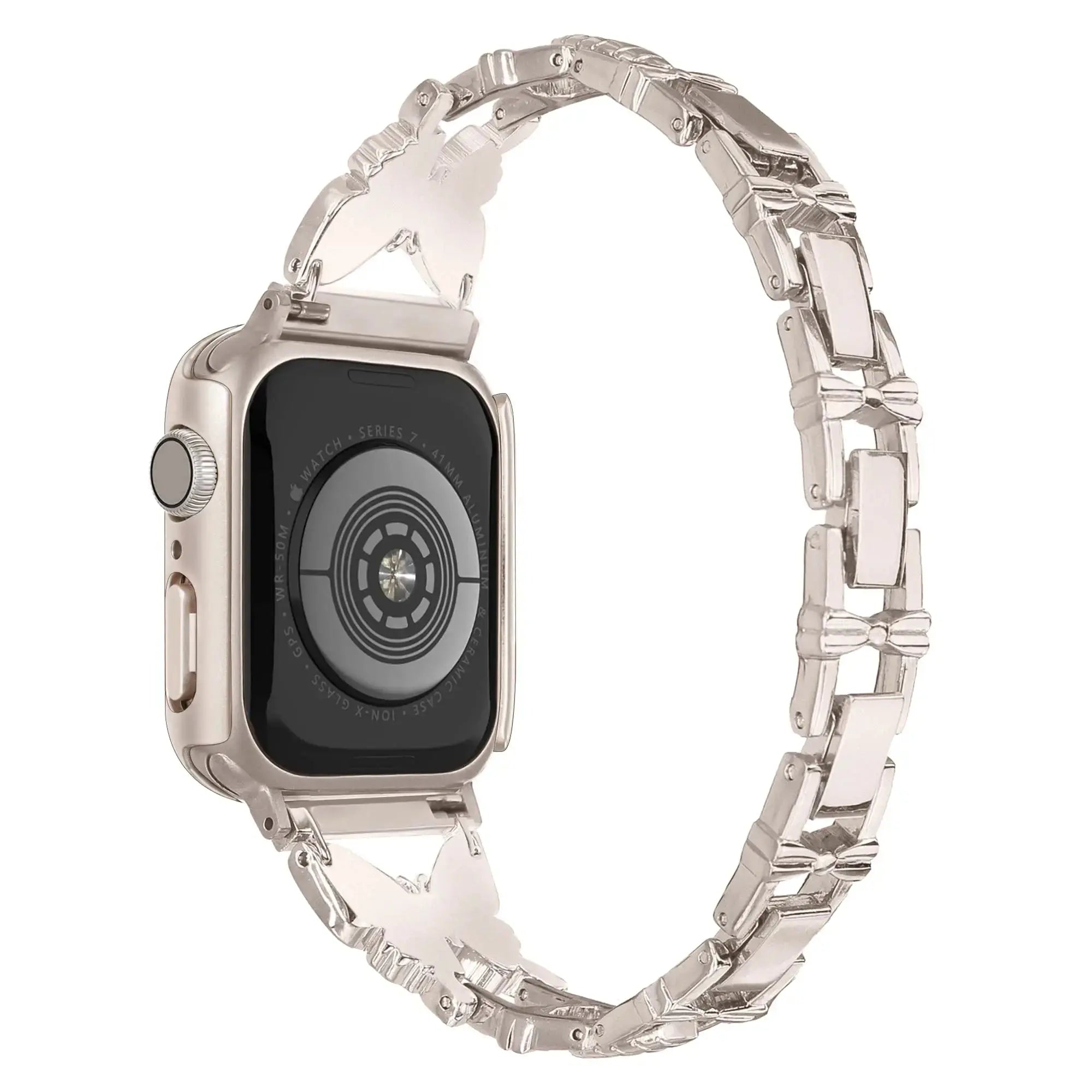 Diamond Butterfly for Apple Watch band 40mm 44mm 41mm 49mm 45mm 38mm Metal Bracelet iWatch series se  6 3 4 5 Ultra 2 8 9 strap Avontic