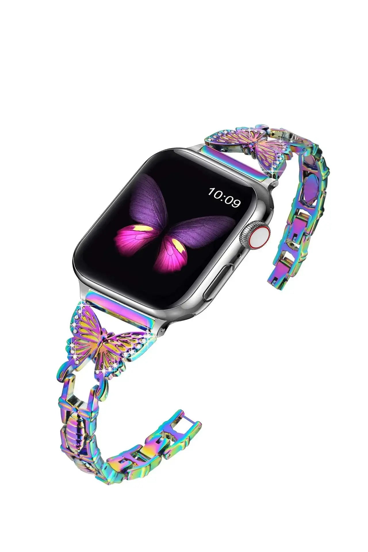 FlutterGlimmer Diamond Butterfly Band for Apple Watch - Avontic