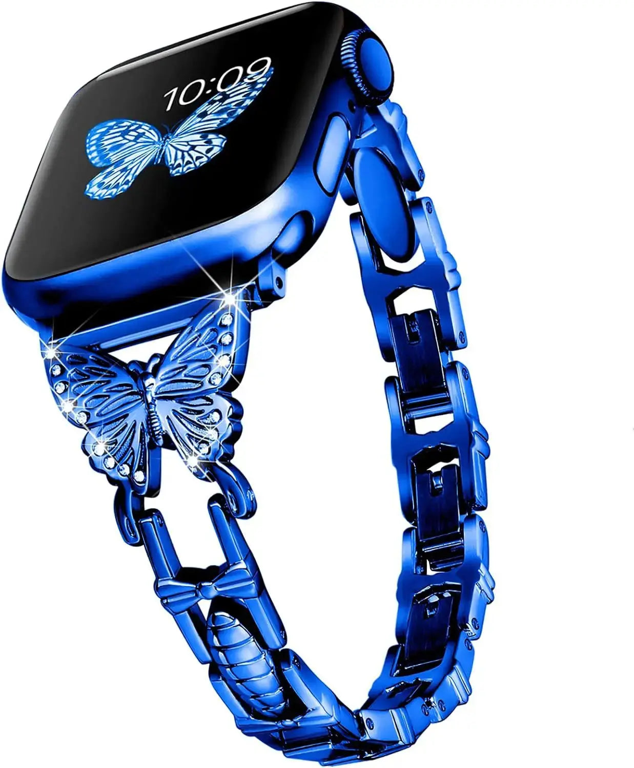 FlutterGlimmer Diamond Butterfly Band for Apple Watch - Avontic