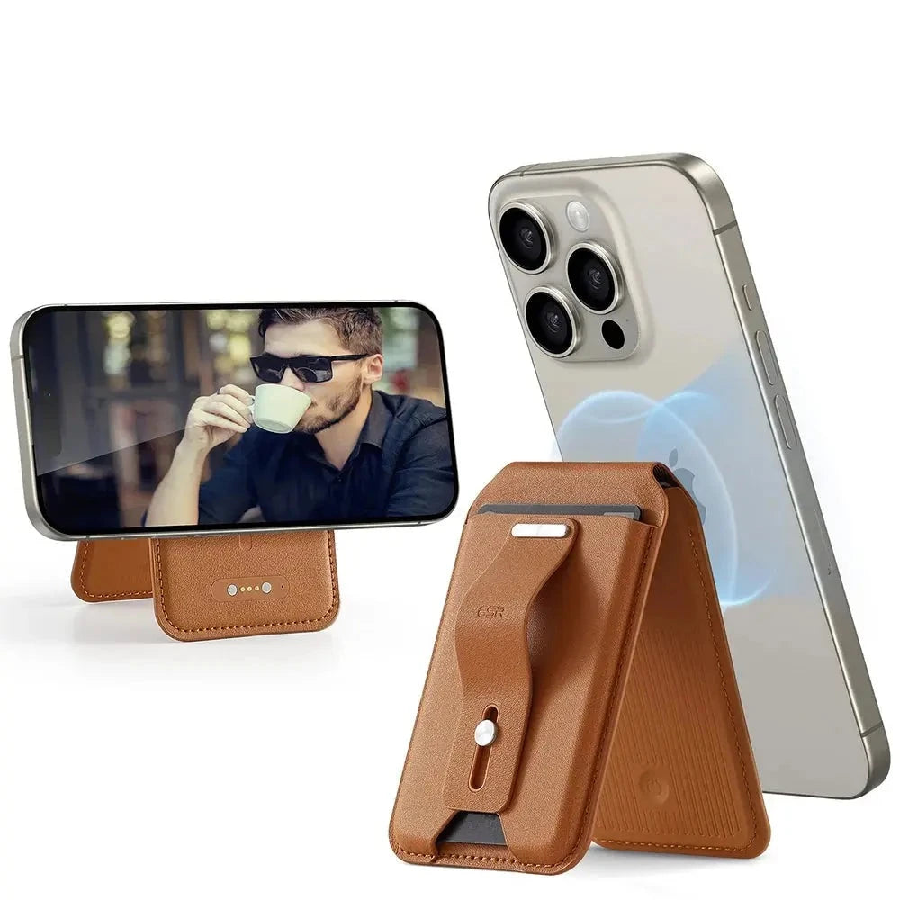 MagniLeather FlexWallet Magnetic Wallet Case for iPhone 12 13 14 15