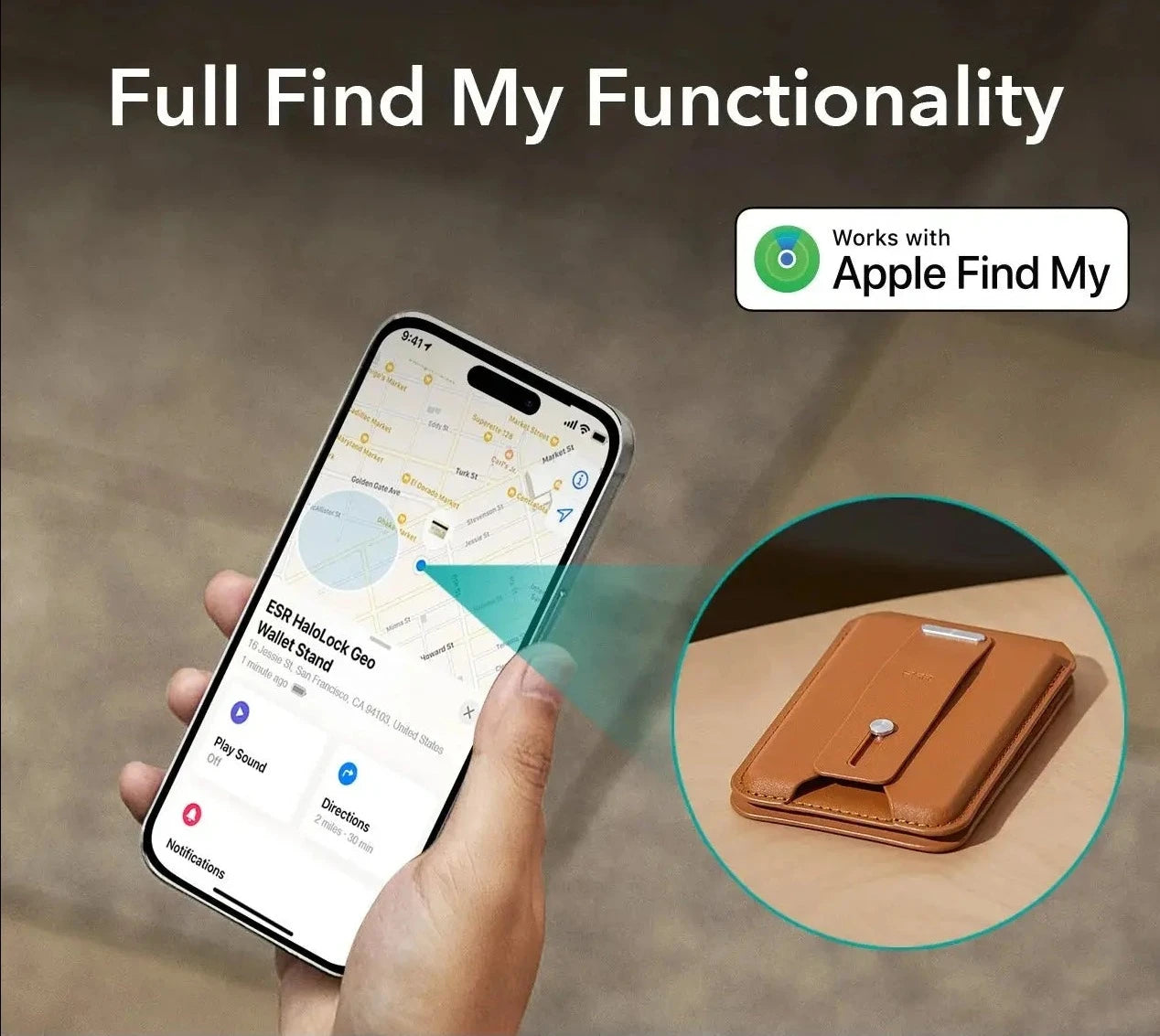 MagniLeather FlexWallet Magnetic Wallet Case for iPhone 12 13 14 15 — product view 7