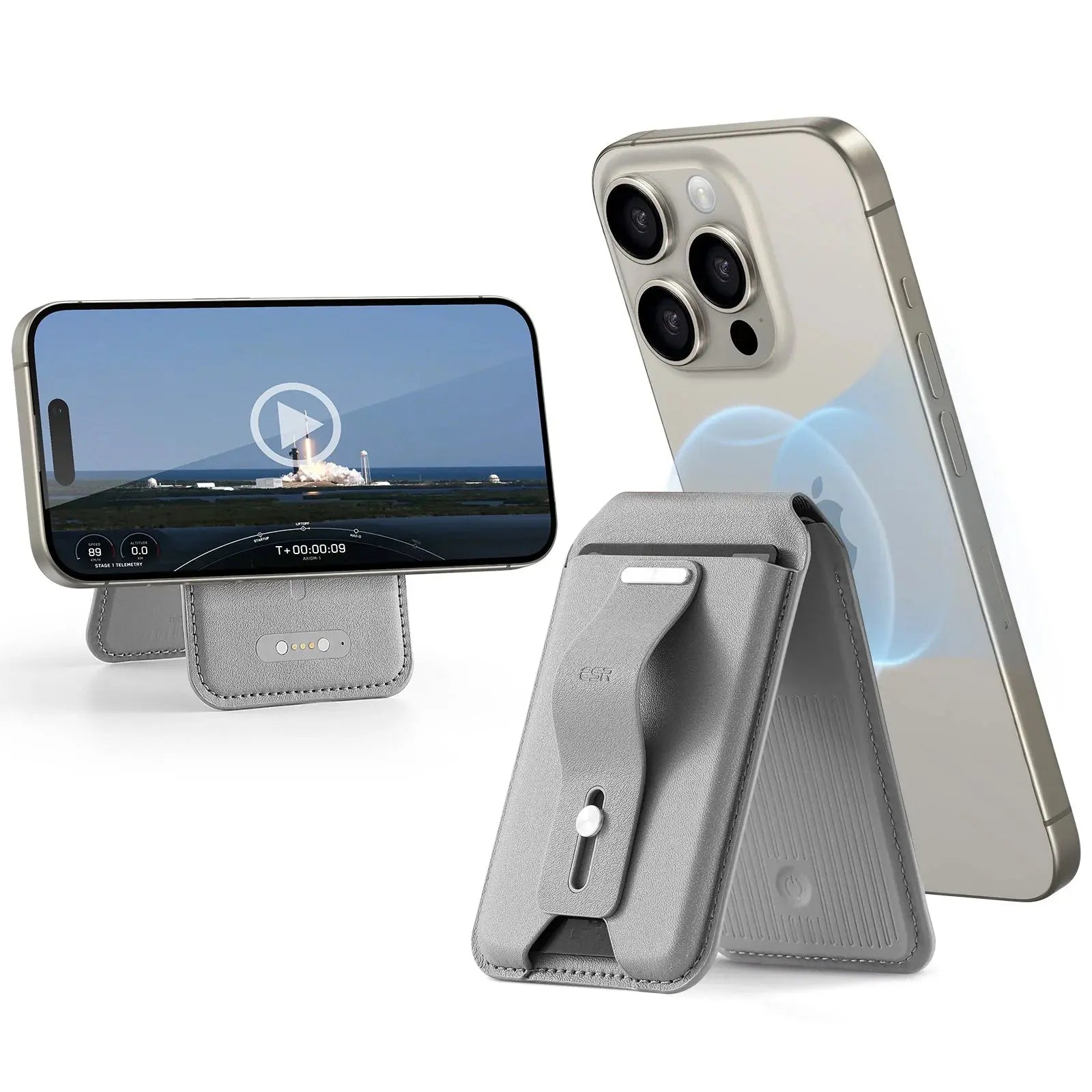 MagniLeather FlexWallet Magnetic Wallet Case for iPhone 12 13 14 15 — product view 5