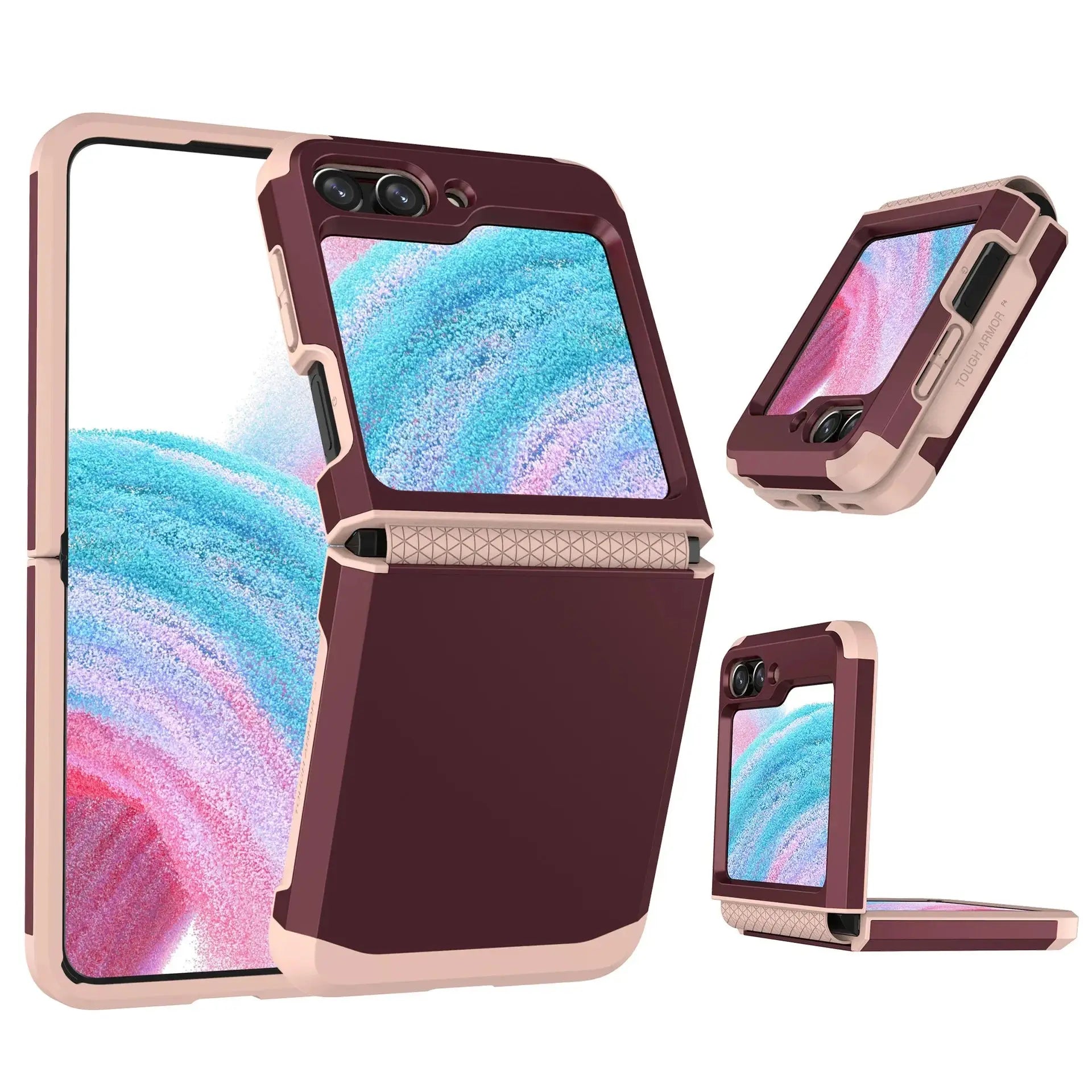Electroplated Armor Hinge Case for Samsung Galaxy Z Flip 6 — product view 6