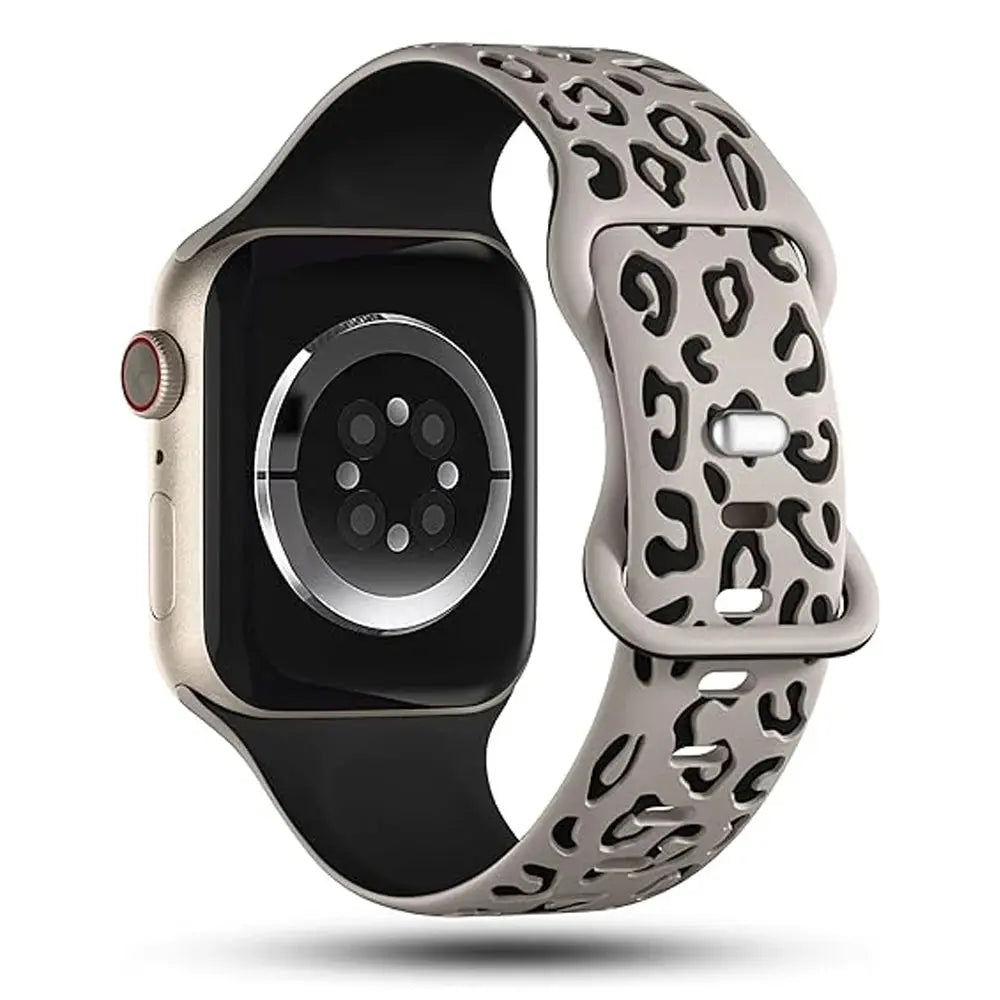 Engraved Strap For Apple Watch Band 45mm 44mm 42mm 41mm 40mm 49mm 44 mm Silicone Correa Bracelet Series 8 9 7 SE 6 5 4 3 Ultra 2 Avontic