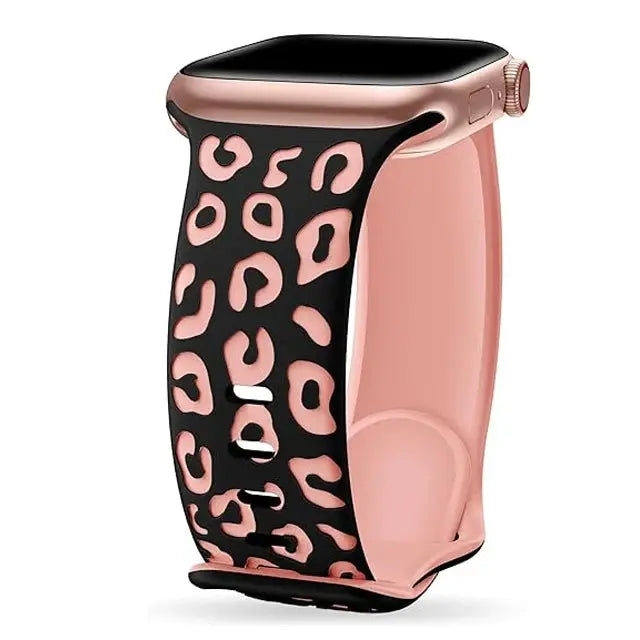 EveGlow Engraved Women's Leopard Band for Apple Watch — product view 9