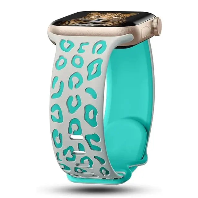 EveGlow Engraved Women's Leopard Band for Apple Watch — product view 8