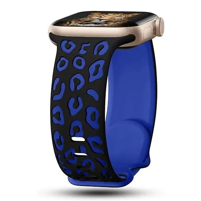 EveGlow Engraved Women's Leopard Band for Apple Watch — product view 12