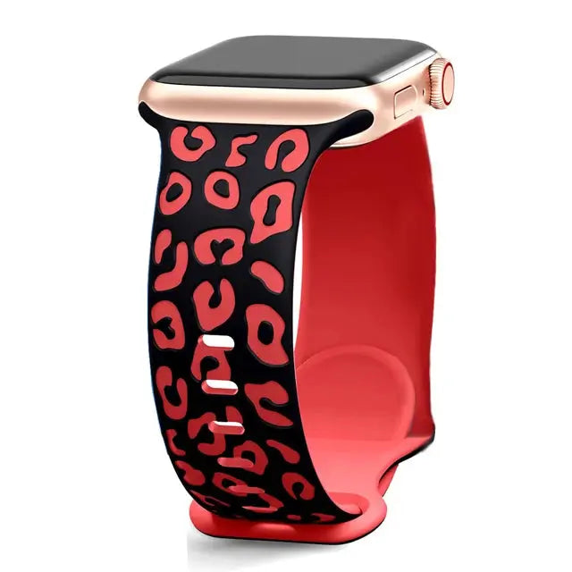 EveGlow Engraved Women's Leopard Band for Apple Watch — product view 13