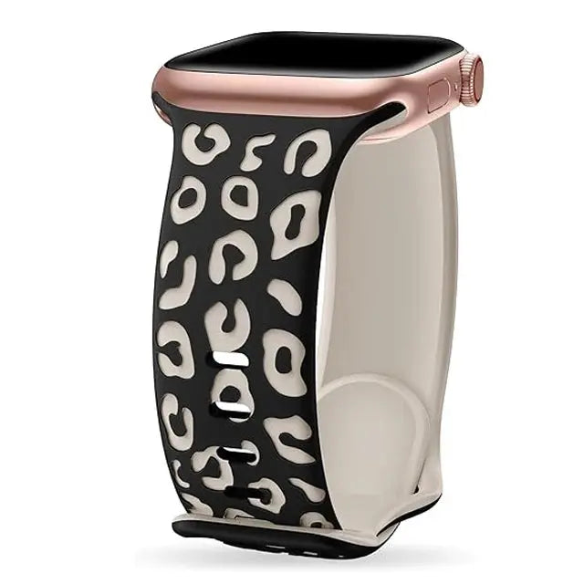 EveGlow Engraved Women's Leopard Band for Apple Watch — product view 10