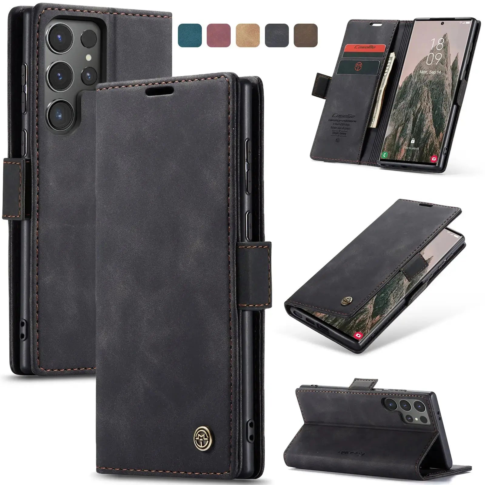 AvonticPocket PrestigeShell Case For Samsung Galaxy S24 | S24 Plus | S24 Ultra