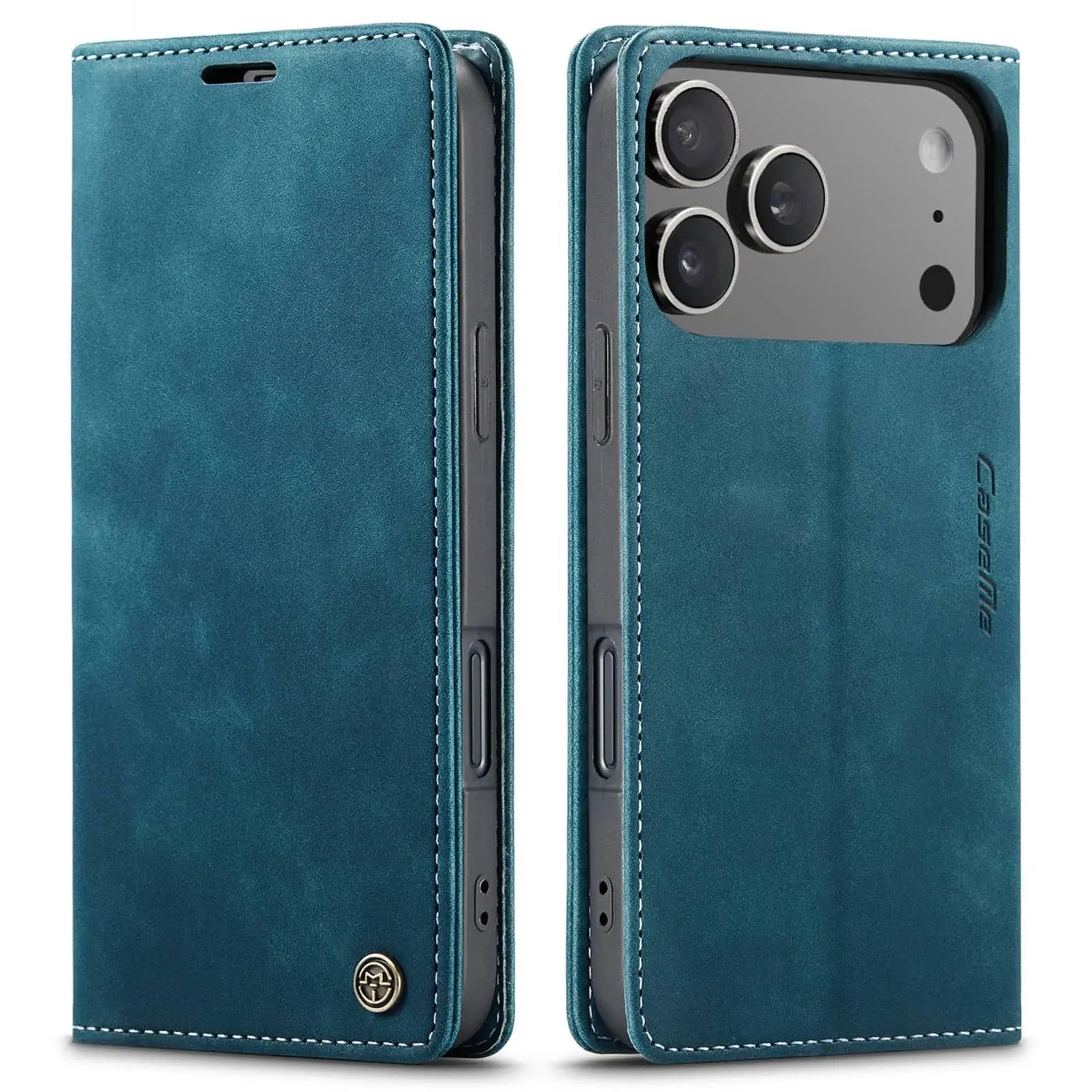 Flip Wallet Case for iPhone 17 Pro Max 17 Air 17 Pro 17, Leather Magnetic Folio Cover with Card Holder, Kickstand - TPU Case Avontic