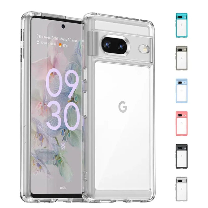 For Google Pixel 7 Case Cover Google Pixel 7 Capa Shockproof Bumper Clear Transparent Multicolour Fundas Google Pixel 7 8 Pro 7A Avontic