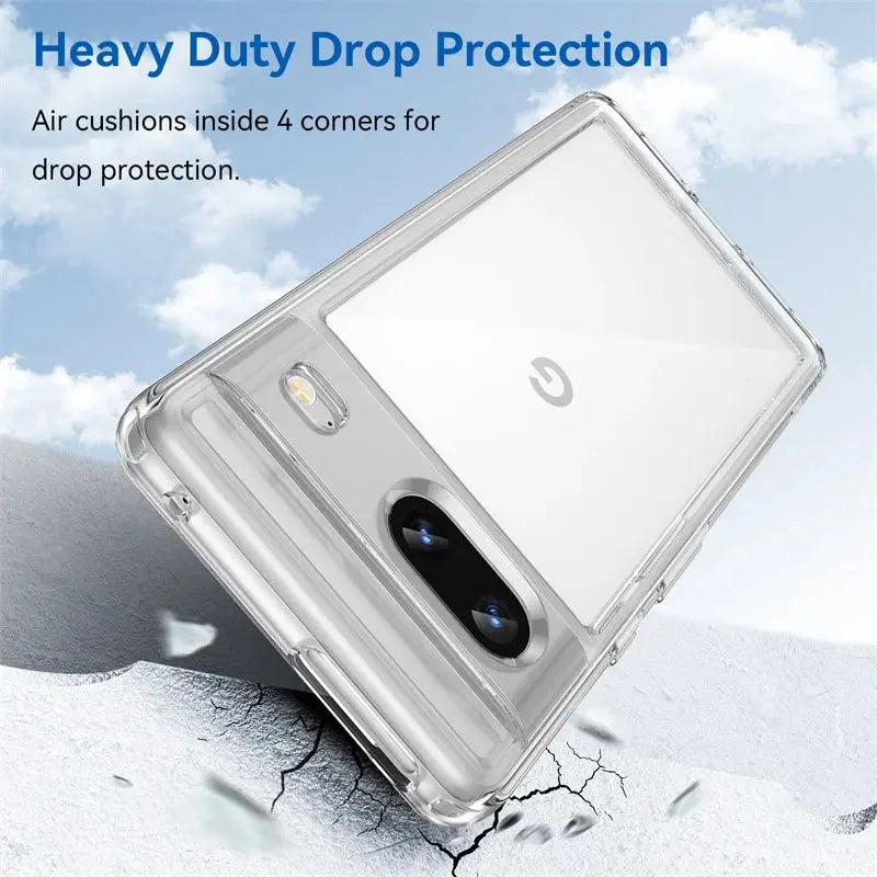 For Google Pixel 7 Case Cover Google Pixel 7 Capa Shockproof Bumper Clear Transparent Multicolour Fundas Google Pixel 7 8 Pro 7A Avontic
