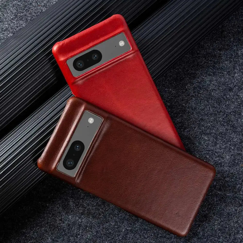 LuxeGuard Genuine Leather Case for Google Pixel 5 6 7 8 — product view 12