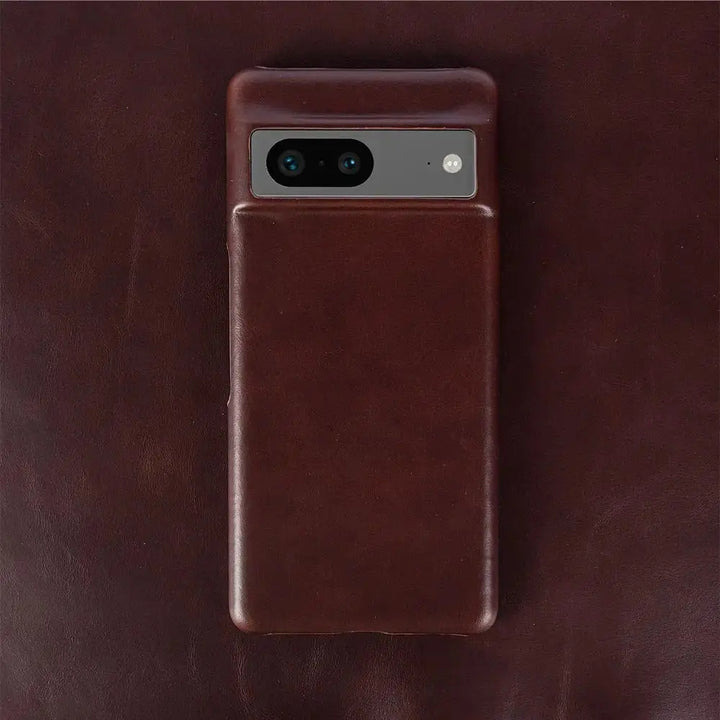 LuxeGuard Genuine Leather Case for Google Pixel 5 6 7 8