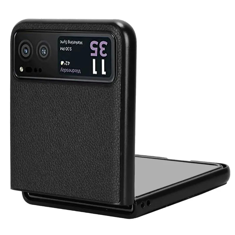 For Motorola Razr 40s Multiple card slots Litchi Skin PU Leather and PC Book Cover For Moto Razr 40 Razr Lite 2023 Phone Case Avontic