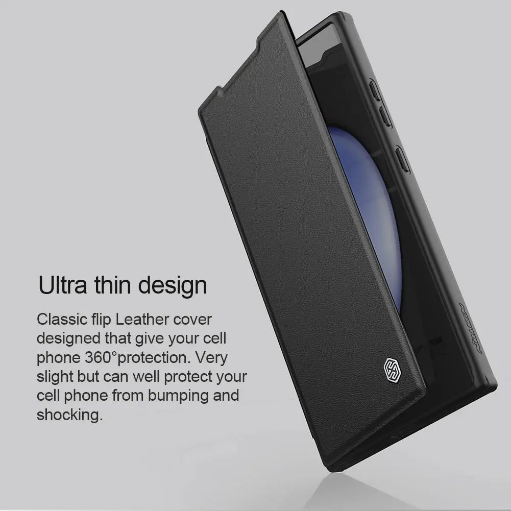 LeatherCraft Deluxe Wallet Case with Kickstand for Samsung Galaxy S24 Series — product view 6