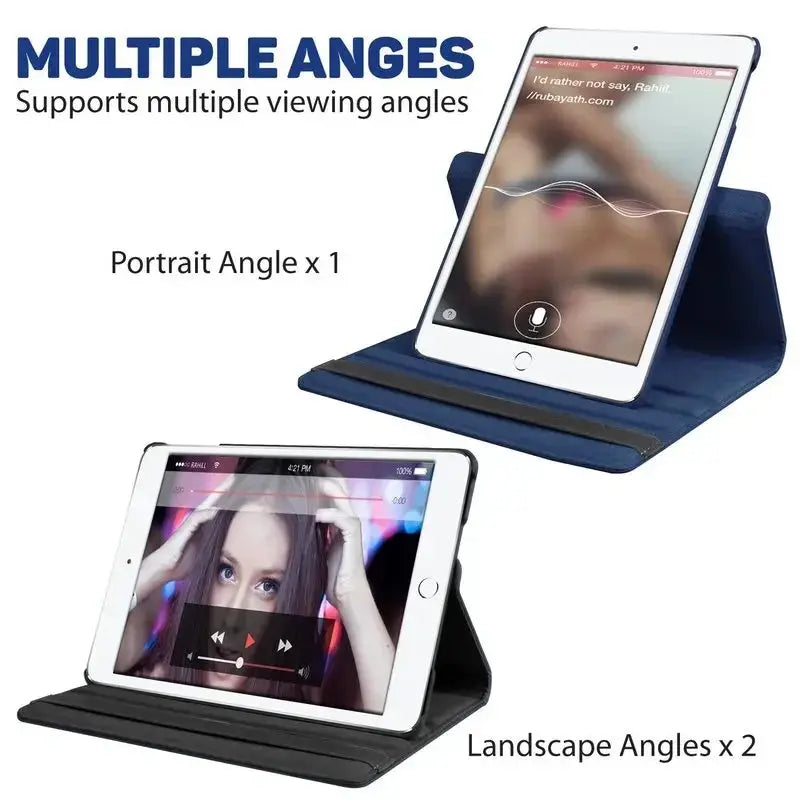 For iPad 2 3 4 Case 360 Rotating Stand Tablet Cover For iPad Air 1 2 3 4 5 10.9 Pro 11 9.7 5th 6th 10.2 7th 8th 9th 10th Cases Avontic