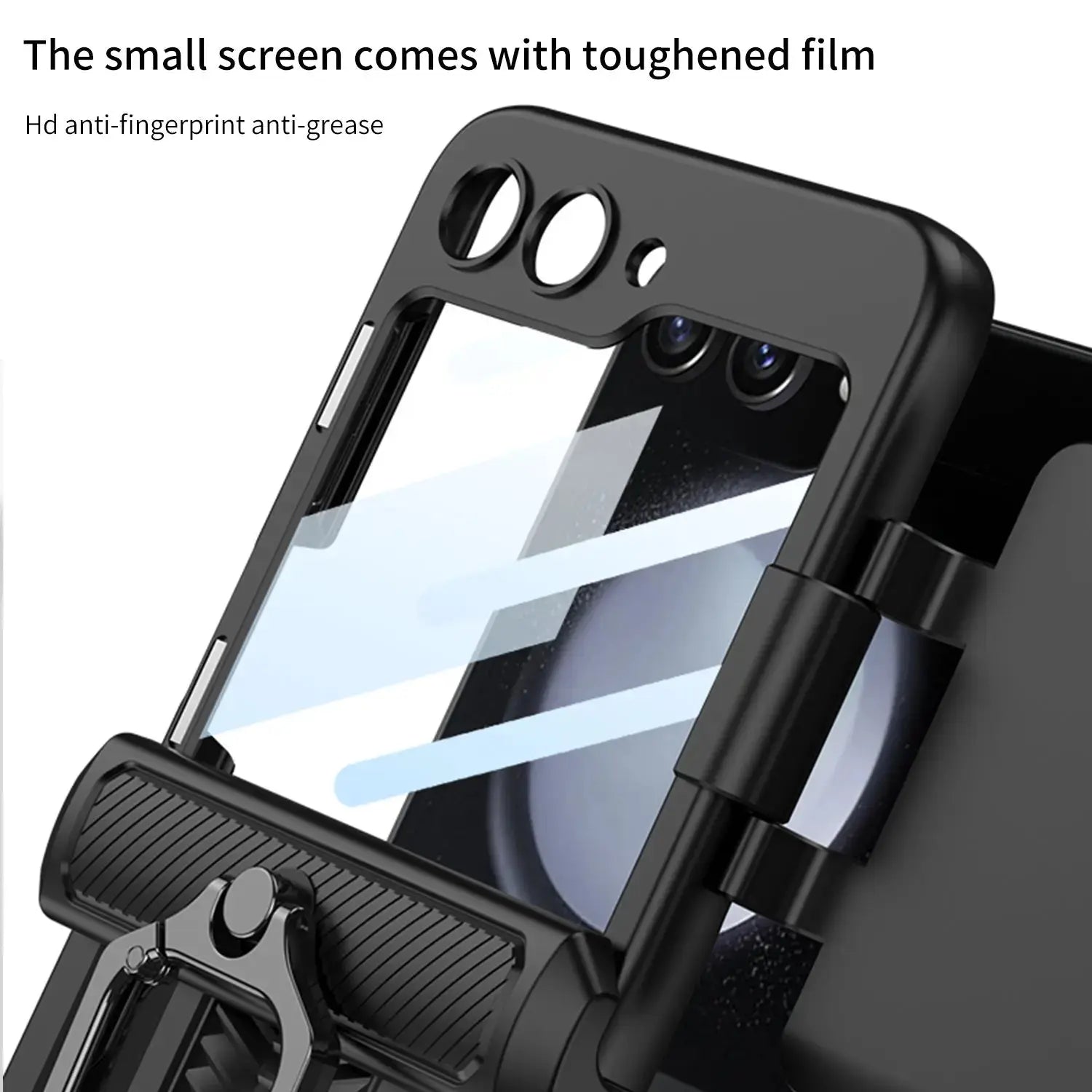GalaxyGuard Pro: Magnetic Hinge All-Package Case for Samsung Galaxy Z Flip 5 5G Avontic