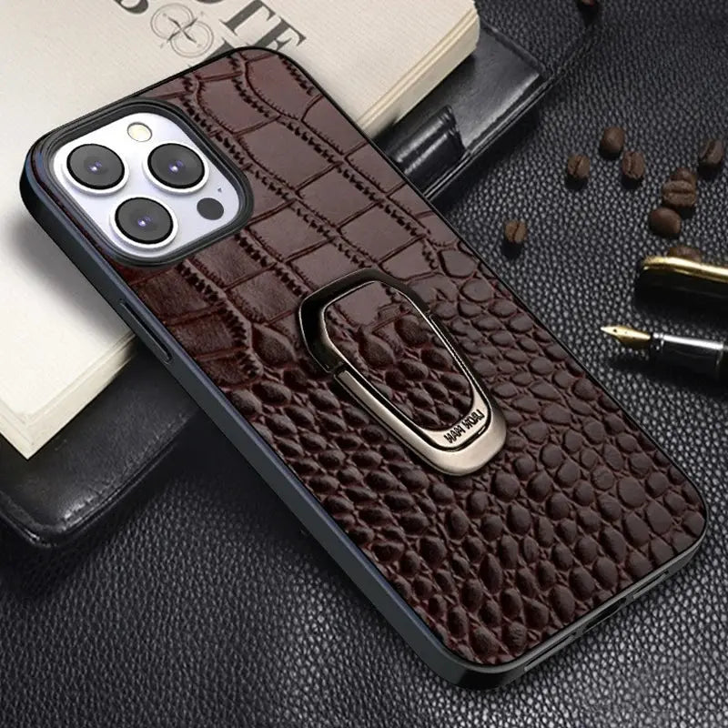 LuxView Genuine Leather Case for iPhone - Avontic
