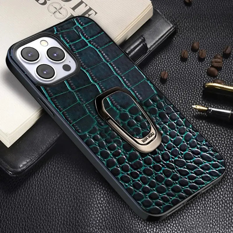 LuxView Genuine Leather Case for iPhone - Avontic