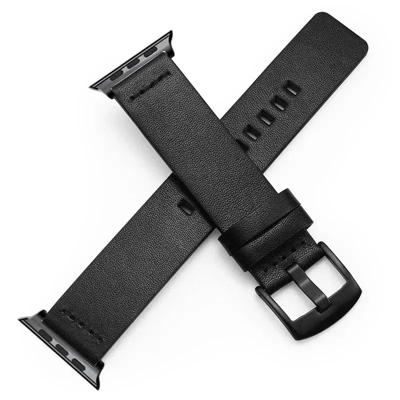 Genuine Leather Strap for Apple Watch Ultra 2 Band 49mm 9 8 7 45mm 41mm High Quality Strap for IWatch Series 6 SE 5 4 44mm 40mm Avontic