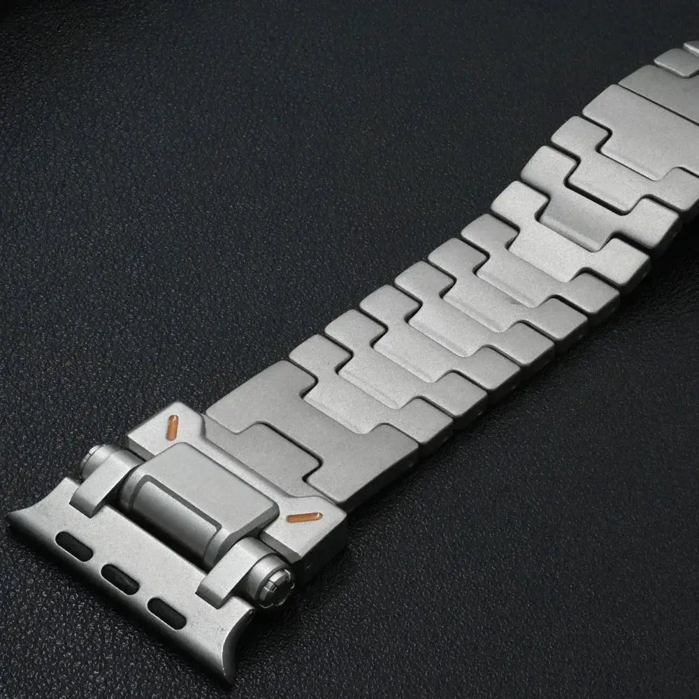 Grand H Titanium Bracelet for Apple Watch Ultra 2 49mm Series 10 46mm Luxury Band for iWatch Series 9 8 7 45mm 6 5 Se 44mm Strap Avontic