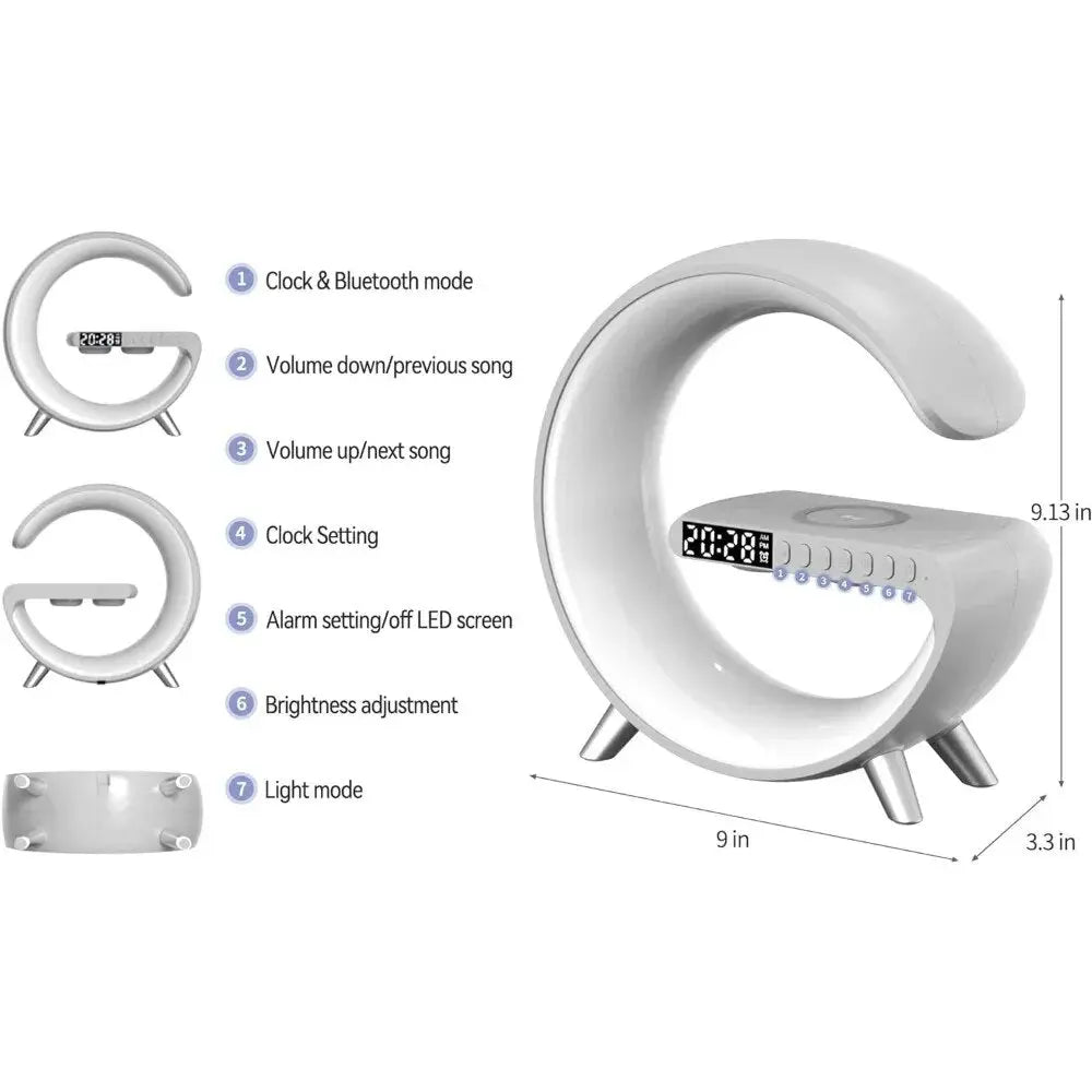IlluminateWave 15W Fast Wireless Charger For Apple & Samsung Avontic